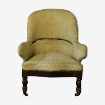 Fauteuil crapaud des années 1870