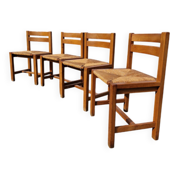 Set of 4 elm chairs from the Regain house.