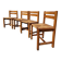 Set of 4 elm chairs from the Regain house.