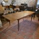 Table scandinave galbée extensible papillon en teck années 60