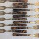 Set of 12 antique cake forks