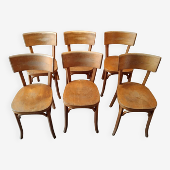 6 chaises bistrot Baumann