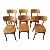 6 chaises bistrot Baumann