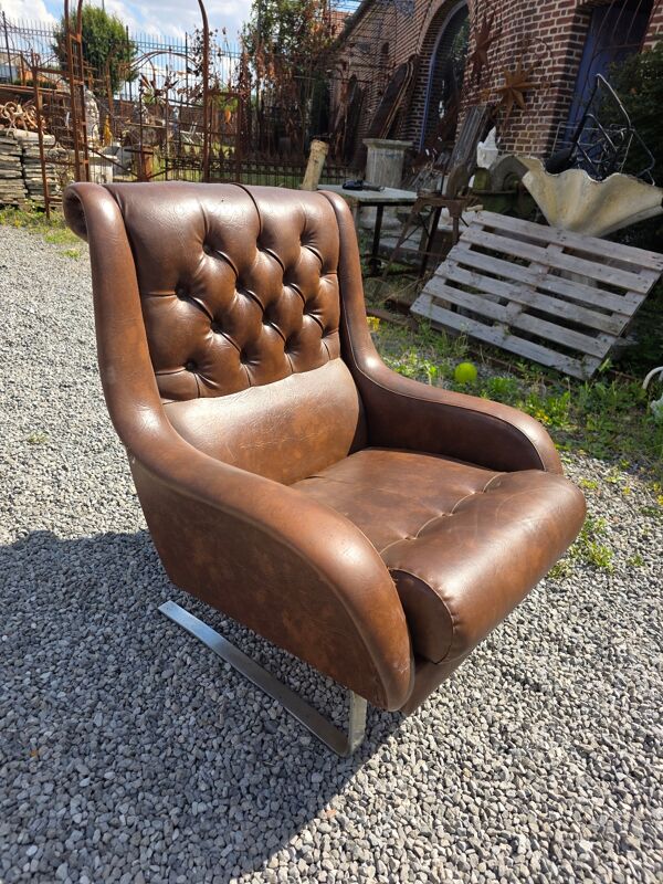 Fauteuil Varam pieds luge