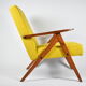 Vintage armchair model VAR, 1960s, restored, yellow