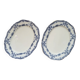 2 plats "Alexis" en porcelaine Adderleys