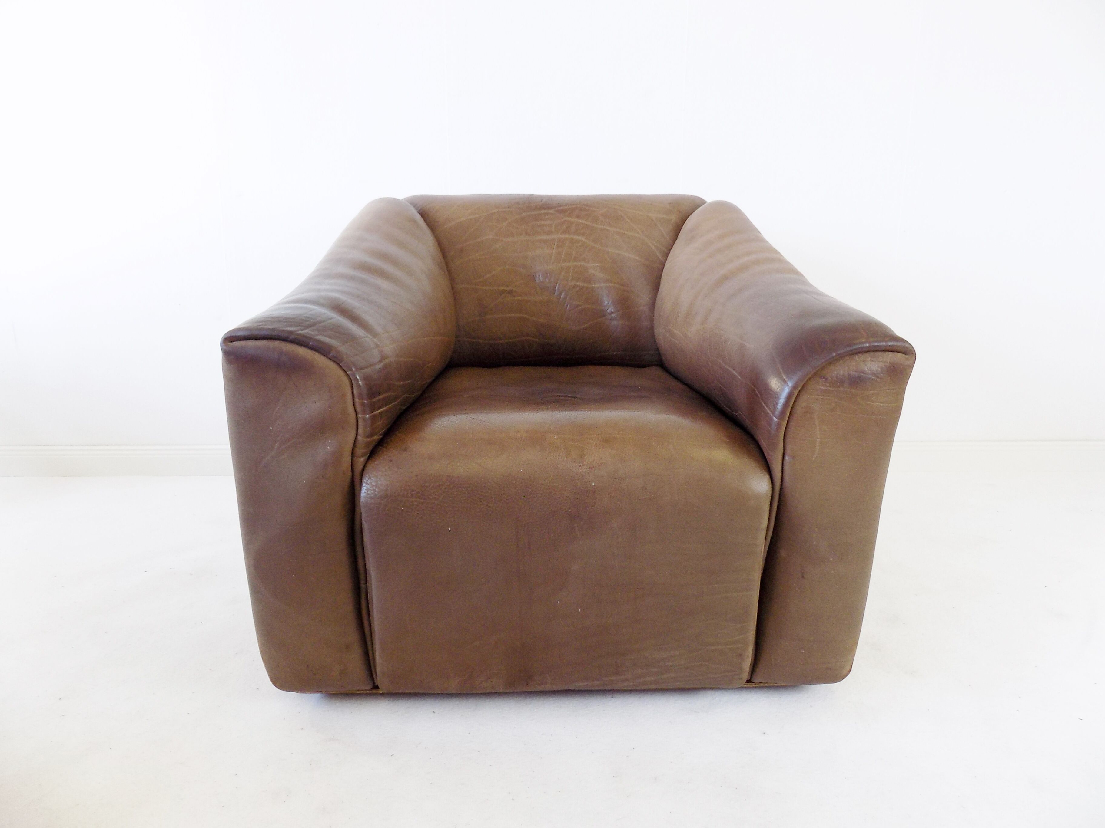 De Sede DS 47 brown leather armchair