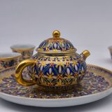 Miniature tea service in Benjarong style – Hand-painted porcelain