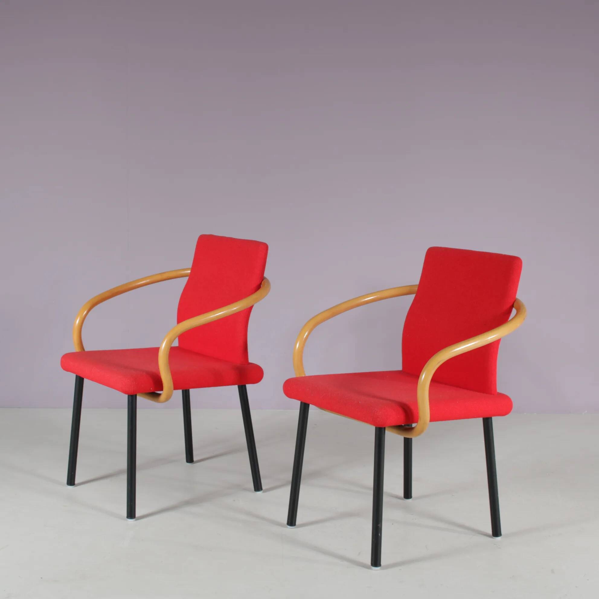1980s “Mandarin” chairs by Ettore Sottsass for Knoll International, USA