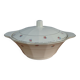 Sarregemines soup tureen, floral motif
