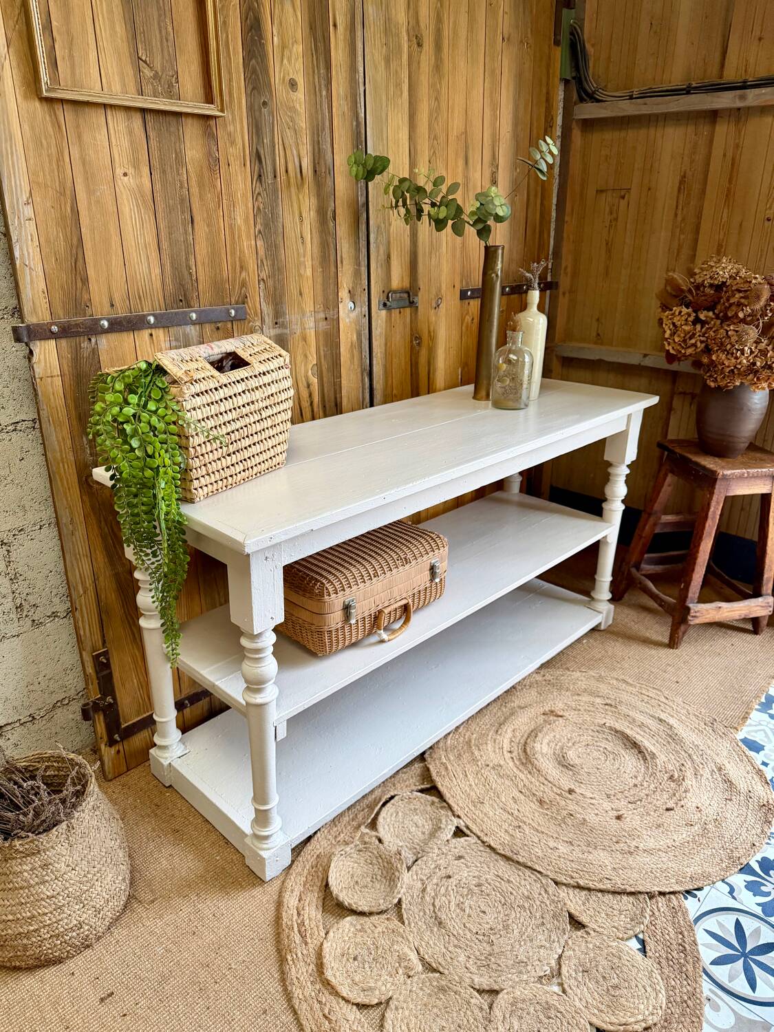 Old draper's table / console
