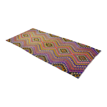 Tapis kilim artisanal anatolien 310 cm x 147 cm