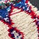 Azilal wool and handmade cotton rug 100x190 cm