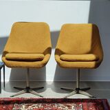 Pair of space age swivel chairs 70s
