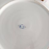 Set of 5 deep plates in Limoges porcelain Bhl