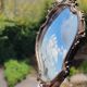 old double-sided hand-held mirror Henri Auguste SOLIÉ 1900