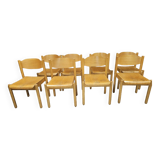 Set de 8 chaises empilables
de Karl Klipper