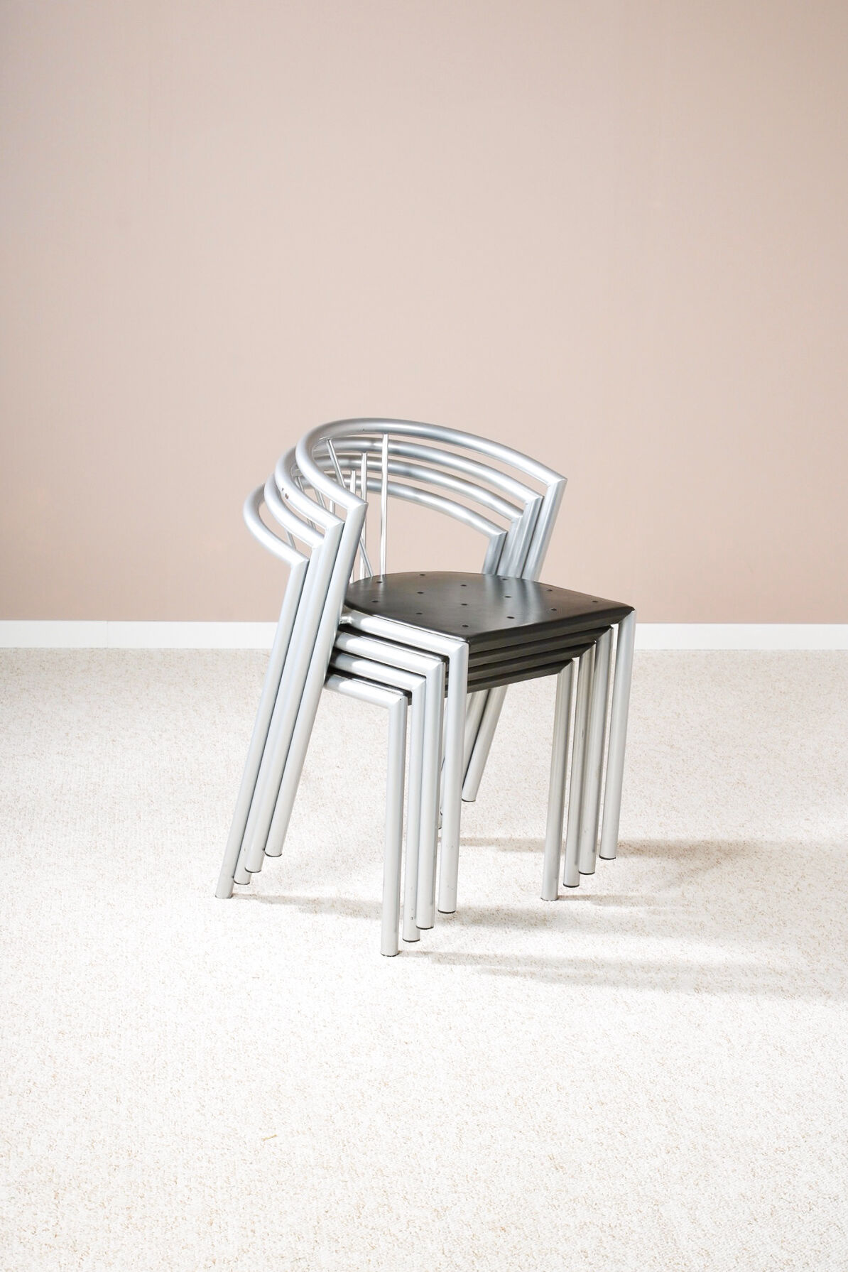 4 chaises postmodernes BKS Danemark