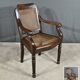 Hairdresser's armchair in solid beech, Louis-Philippe style - Early 20th century