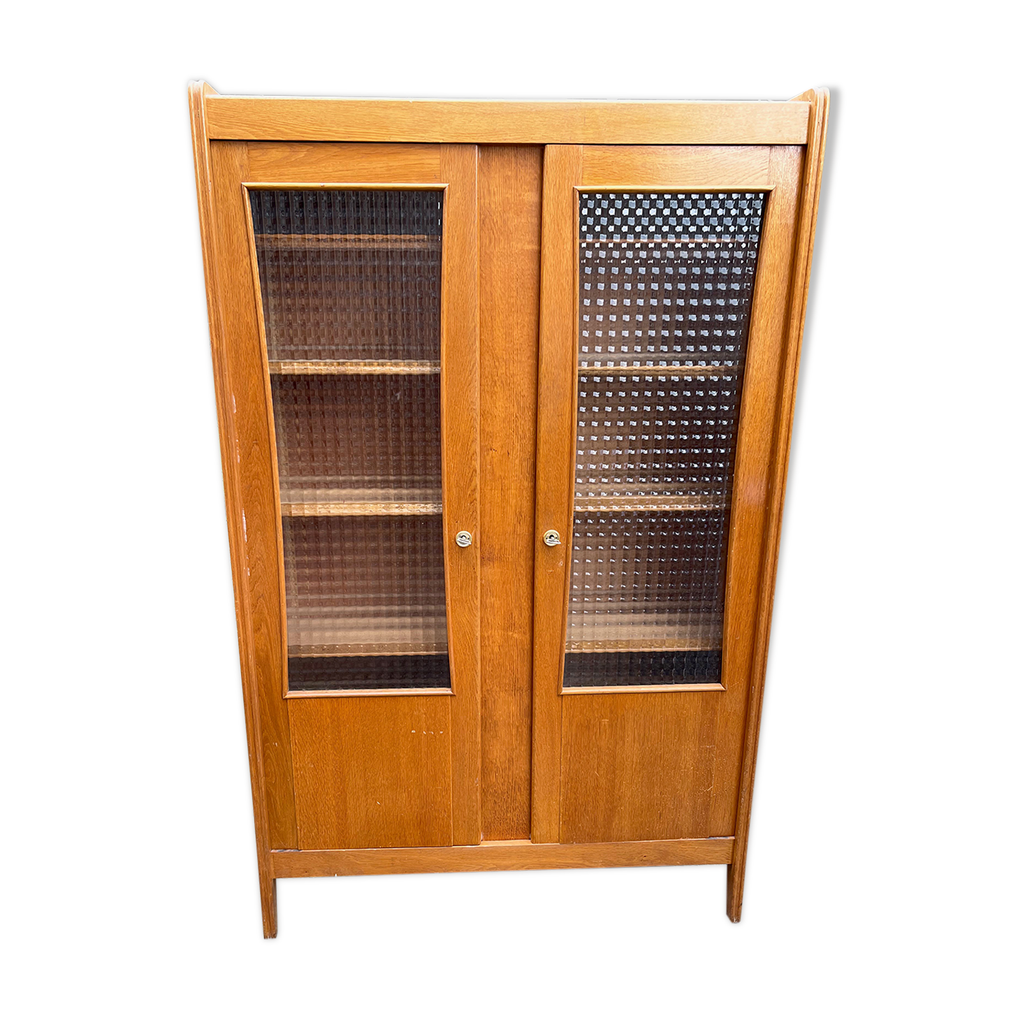French glass cabinet - 1960 vintage