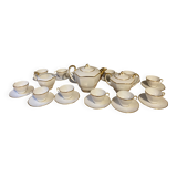 Exceptional Tea/Coffee Service Limoges – E. Galtier – 27 pieces – Fine Gold –