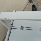 Foldable dessert table TOBIA by CIATTI vintage white lacquer design ITALY