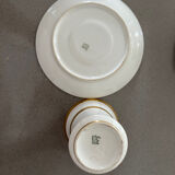 4 coffee cups - gda limoges