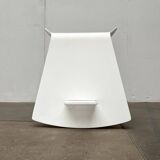 Minimalist Danish rocking stool by Michael C. Poulsen