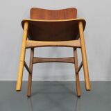 1960s Ib Kofod Larsen Set of 4 dining Chairs in Teak Finish, Denmark