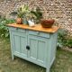 Buffet parisien vintage couleur vert cèdre