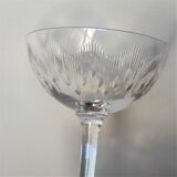 Crystal champagne glasses