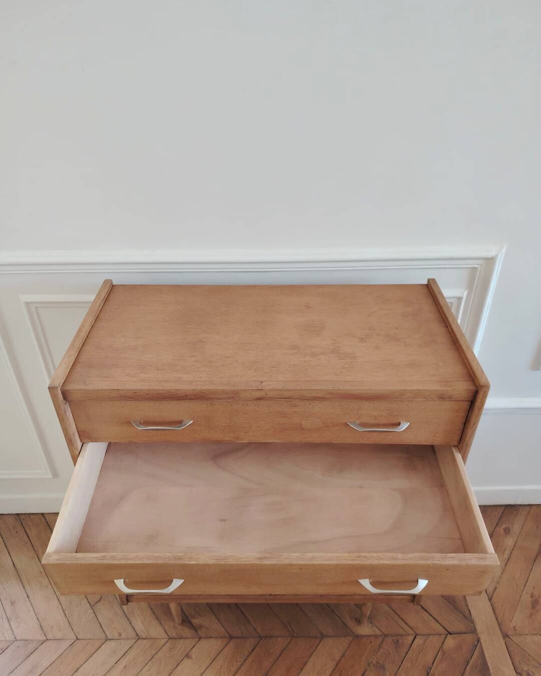 Renovated vintage high sideboard, 1960s