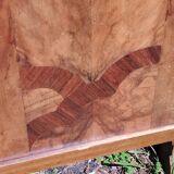 Art deco bedside table, marble top