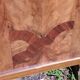 Art deco bedside table, marble top