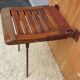 Folding seat wood Paris metro Sprague