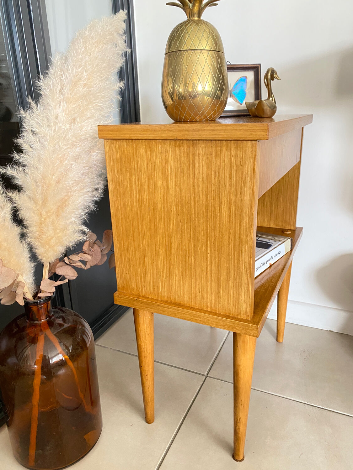 Vintage bedside table