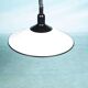 1970s Swedish minimalist Scandinavian suspension lamp with a pull switch.