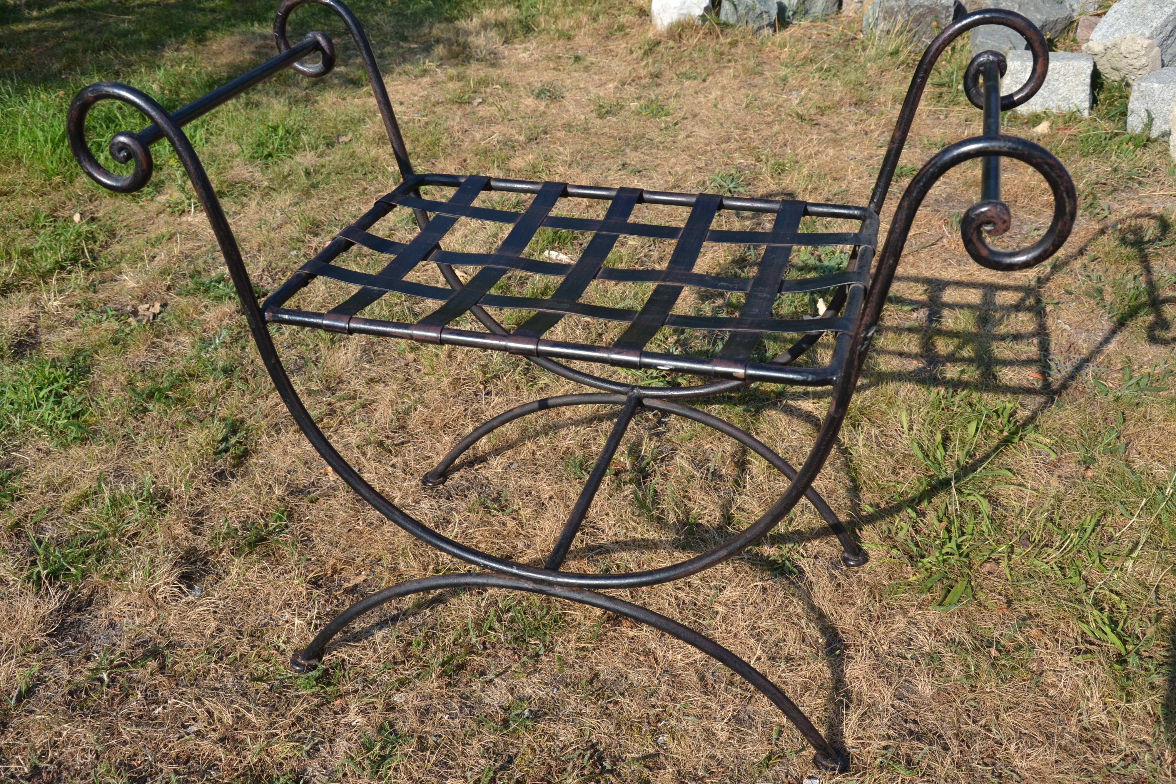 Stool/Seat "Curule" Neo-Classical Empire style