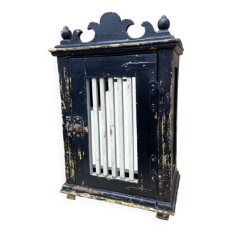 Egg cabinet 1930 wall vintage bohemian deco french food spices eggs wall cupboard