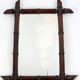 Art Nouveau Wooden Faux Bamboo Mirror, France, 1920