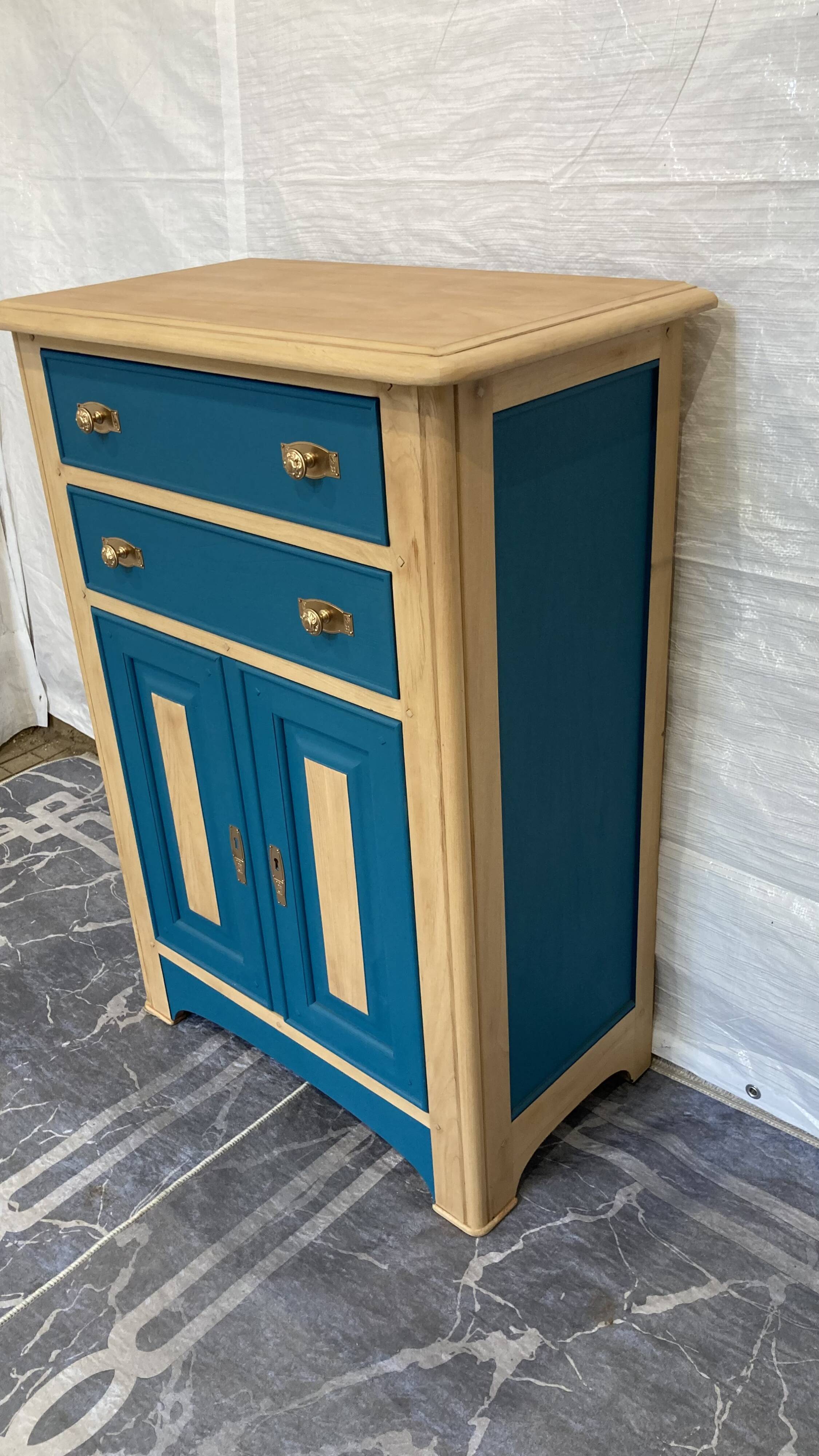 Refurbished wooden sideboard or entrance cabinet