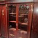 Empire-style library in flame mahogany – Gilded bronzes –