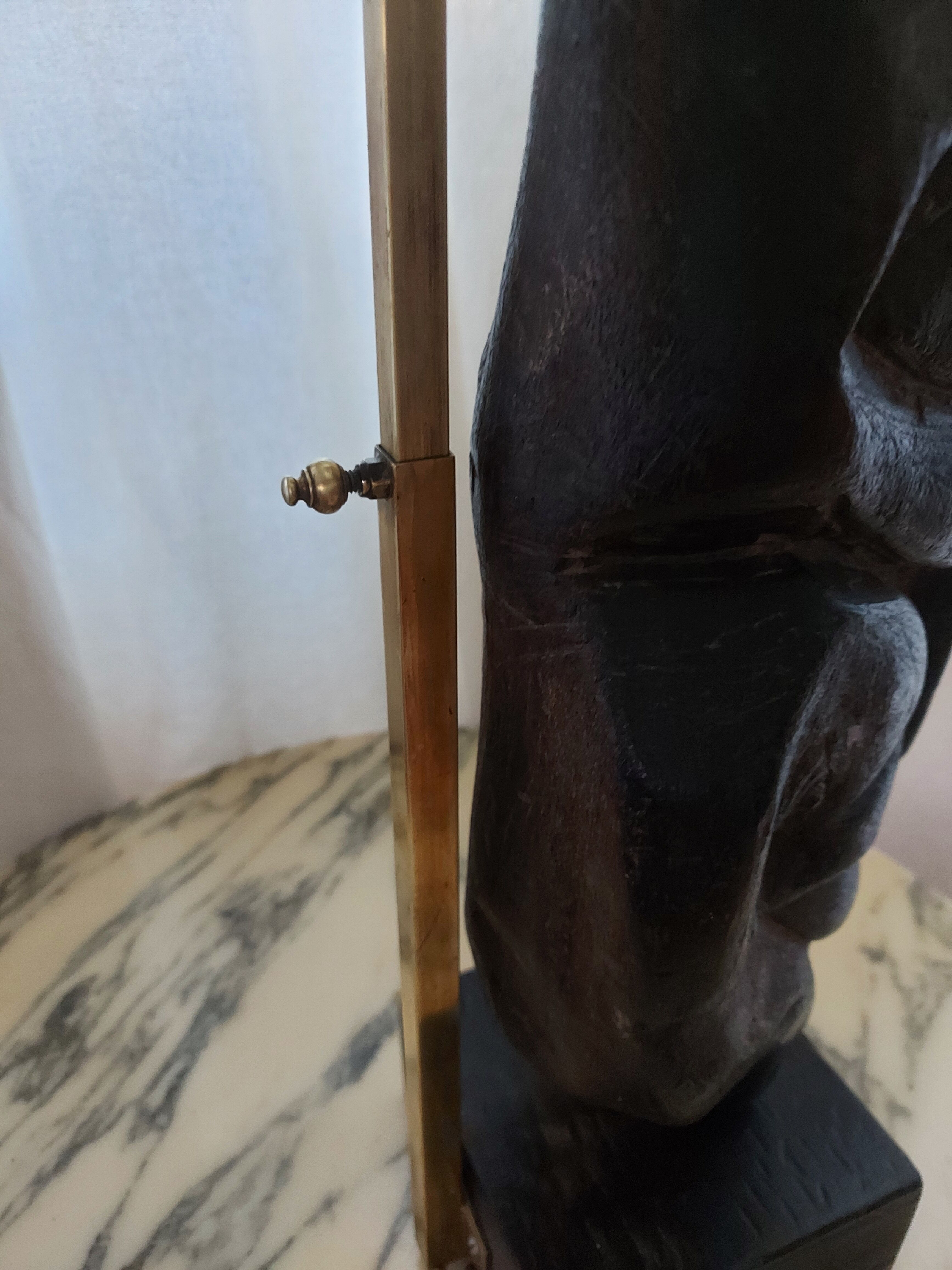 Vintage ethnic lamp of the 50's years