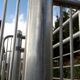 Art Deco shelf, aluminum