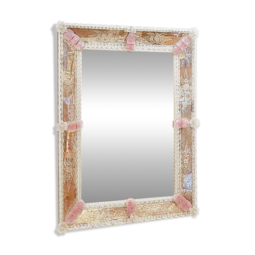 Venetian rectangular mirror Murano - Early 20th century