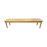 Table de ferme antique, 3m20, drapière