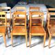 8 chaises de bistrot vintage Luterma Vibo Vesoul design René Gabriel année