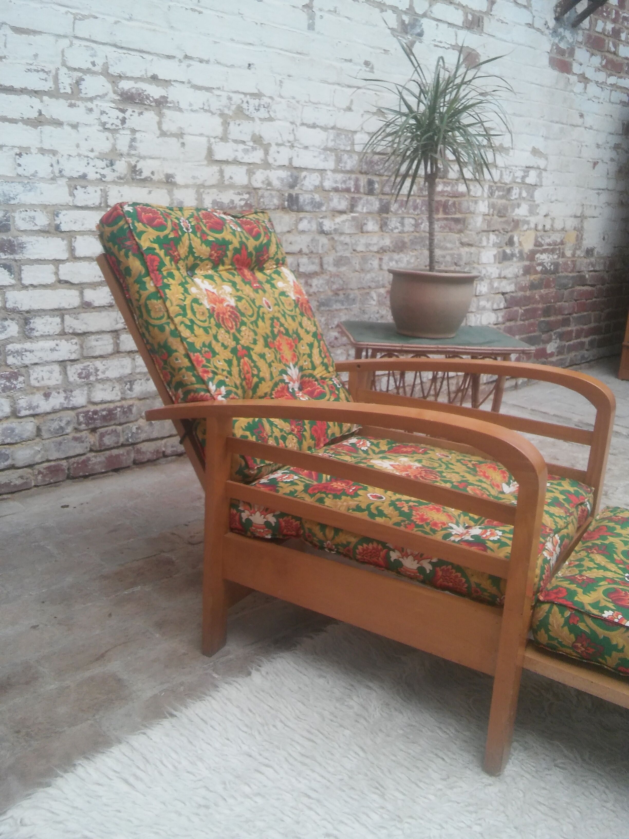 Floral armchair 1950