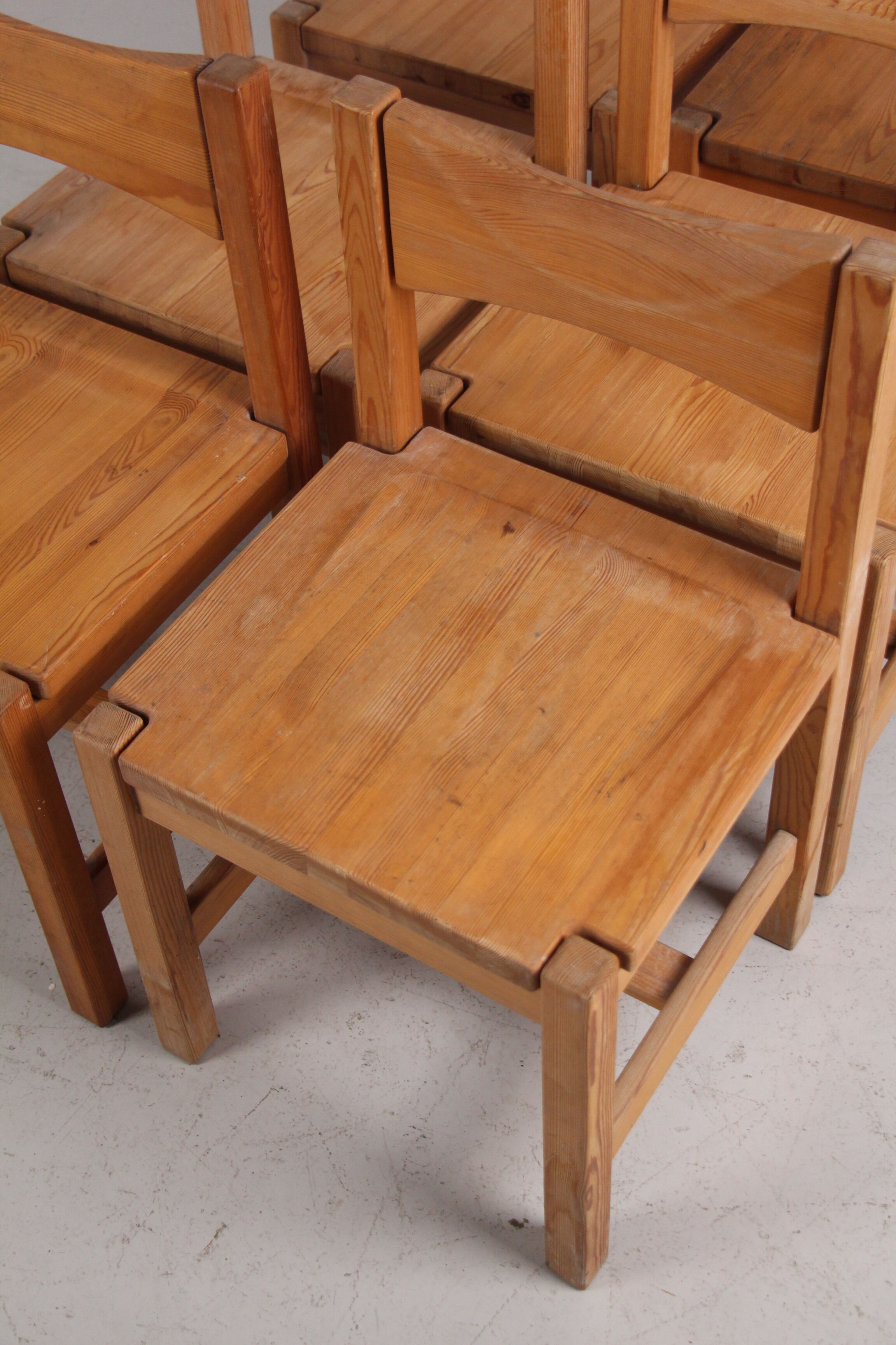 6 Tapiovaara chairs