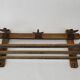Wooden coat rack 3 hooks
